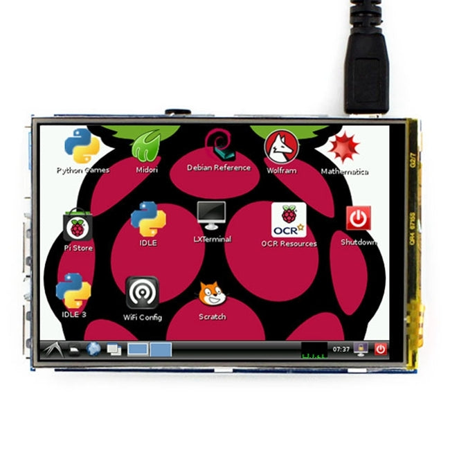 WAVESHARE Pantalla táctil TFT LCD de 3,5 pulgadas 320x480 para Raspberry Pi