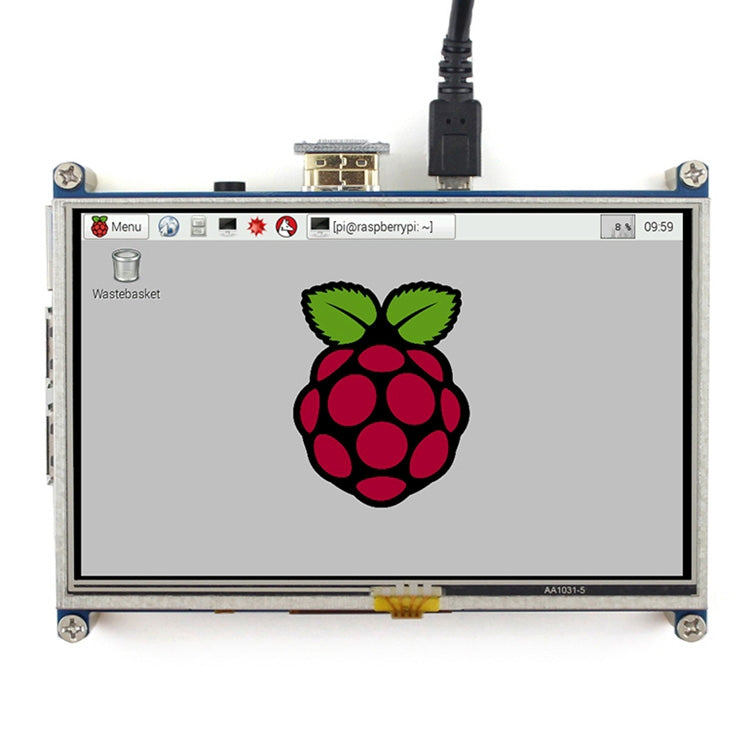 WAVESHARE Pantalla táctil HDMI LCD 800x480 de 5 pulgadas para Raspberry Pi, 5 Inch HDMI LCD