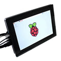 WAVESHARE Pantalla táctil resistiva HDMI LCD (B) de 10,1 pulgadas, interfaz HDMI con estuche, compatible con múltiples mini PC, 10.1inch HDMI LCD (B) (with case)