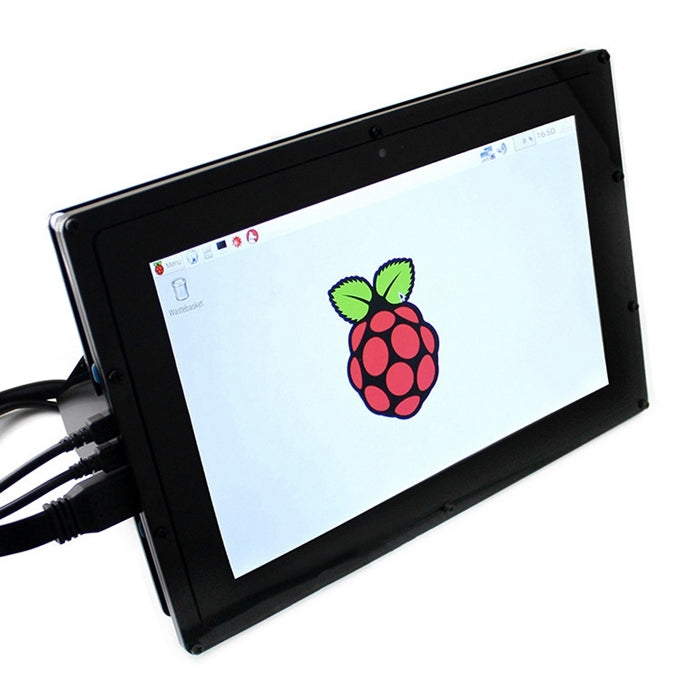 WAVESHARE Pantalla táctil resistiva HDMI LCD (B) de 10,1 pulgadas, interfaz HDMI con estuche, compatible con múltiples mini PC, 10.1inch HDMI LCD (B) (with case)