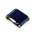 WAVESHARE 128x128 Módulo de pantalla OLED general de 1,5 pulgadas Escala de 16 grises con interfaz SPI/I2C, 1.5inch OLED
