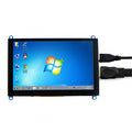 WAVESHARE Pantalla táctil HDMI LCD (H) 800x480 de 5 pulgadas para Raspberry Pi compatible con varios sistemas, 5 Inch HDMI LCD (H)