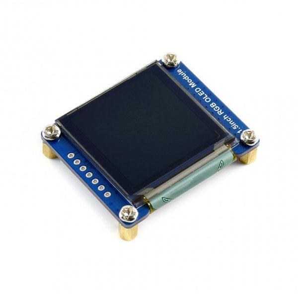 WAVESHARE 128x128 General Módulo de pantalla OLED RGB de 1,5 pulgadas Color alto de 16 bits con interfaz SPI, 1.5inch  OLED