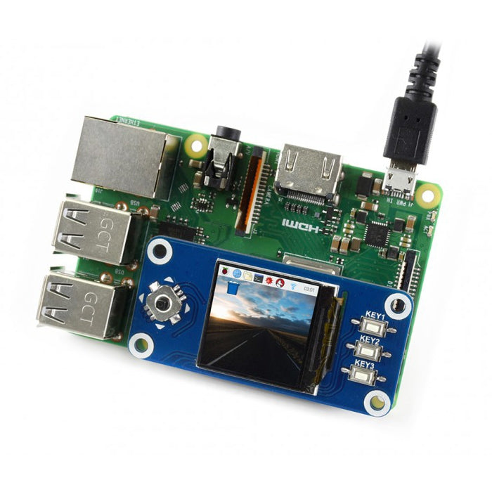 WAVESHARE 240x240 1,3 pulgadas IPS LCD Display HAT para Raspberry Pi, 1.3inch LCD HAT