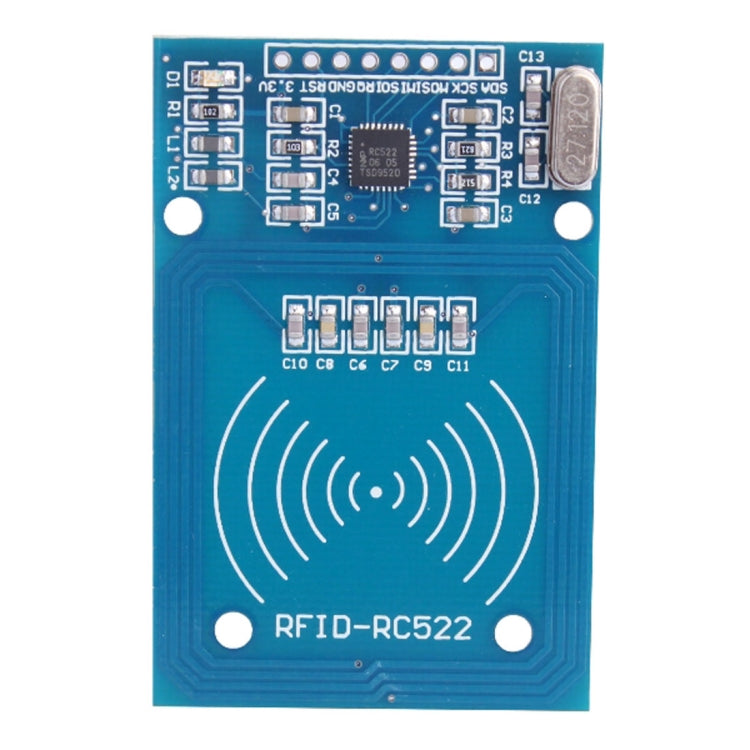 Placa de módulo de tarjeta IC RF con Sensor de llavero de seguridad DIY RFID-RC522