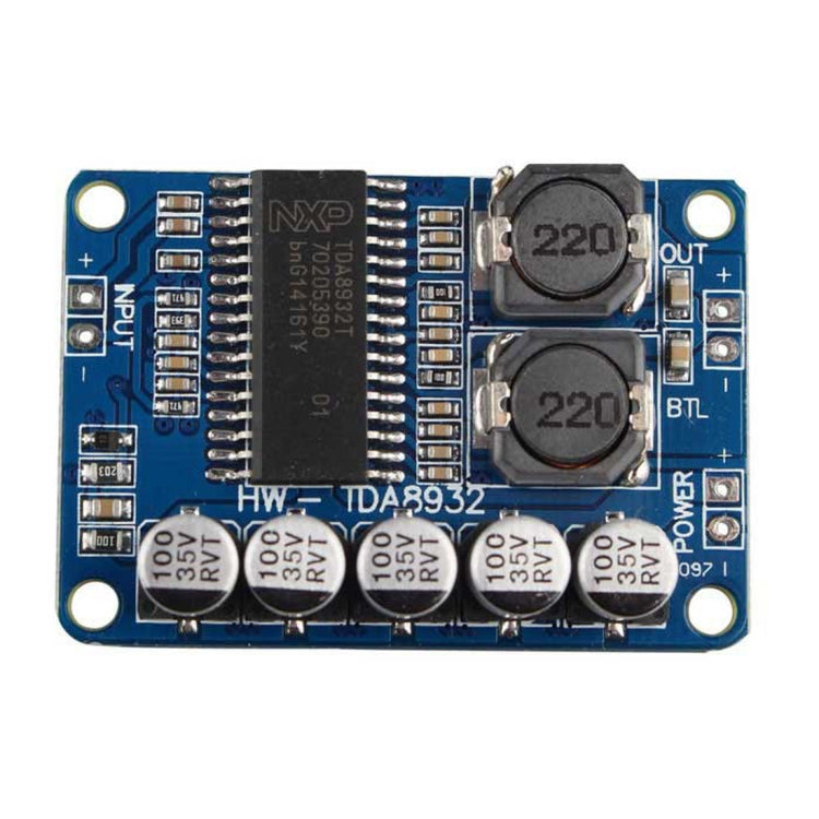 Mini placa amplificadora digital mono 35W TDA8932, 35W TDA8932 Mono