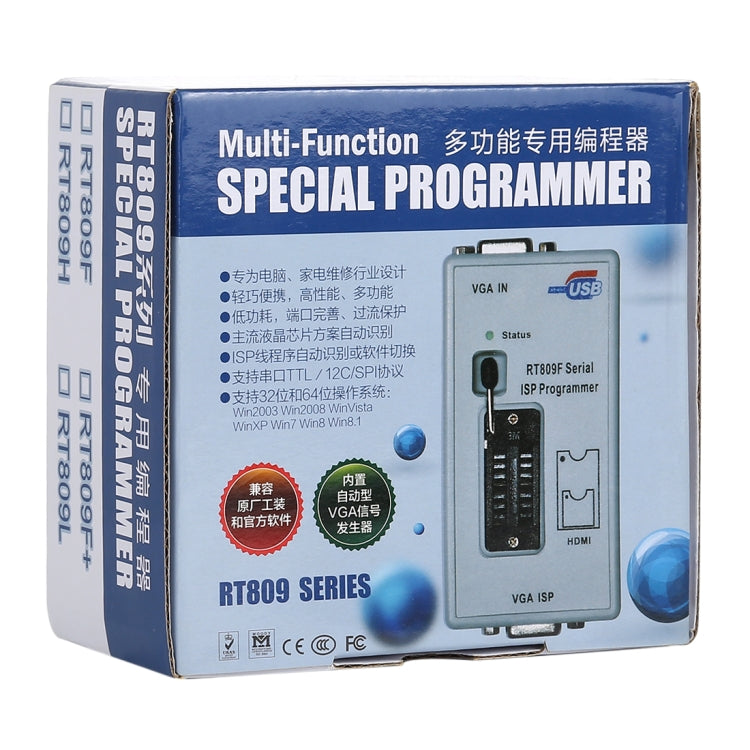 RT809F ISP programador LCD USB herramientas de reparación de programador especial, RT809F