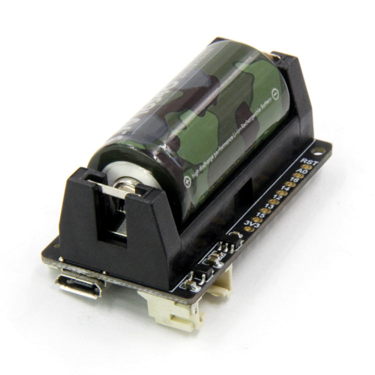 TTGO T-OI ESP8266 Chip recargable 16340 Placa de desarrollo de soporte de batería, T-OI ESP8266 Development Board
