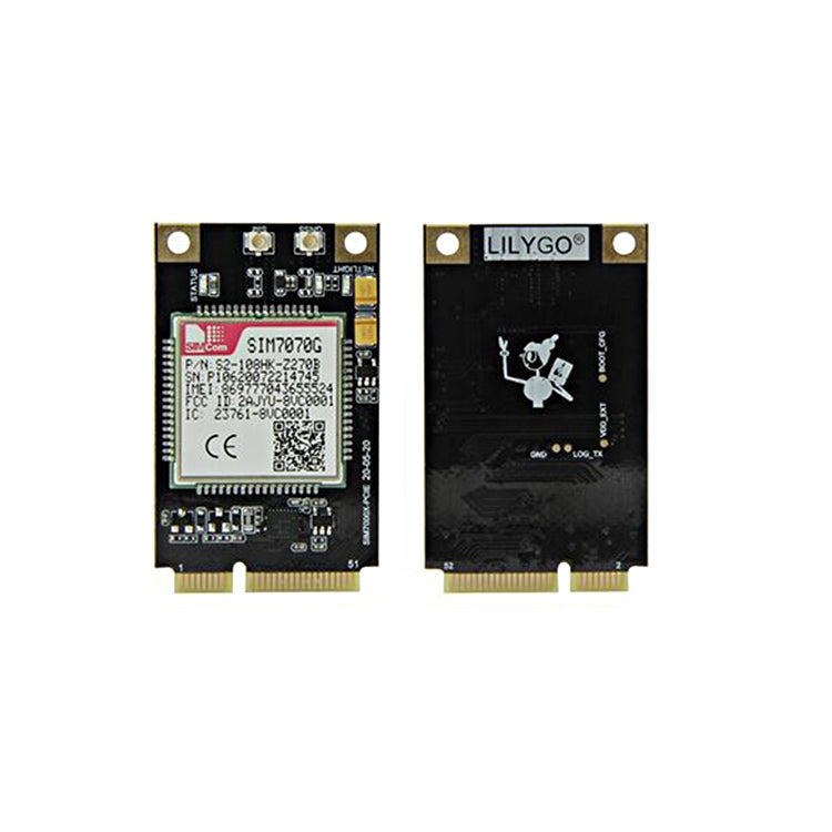 TTGO T-PCIE ESP32-WROVER-B AXP192 Chip WiFi Bluetooth Nano Tarjeta Serie SIM Módulo Hardware Placa de desarrollo componible, Módulo PCIE-SIM7070G, PCIE-SIM7070G Module