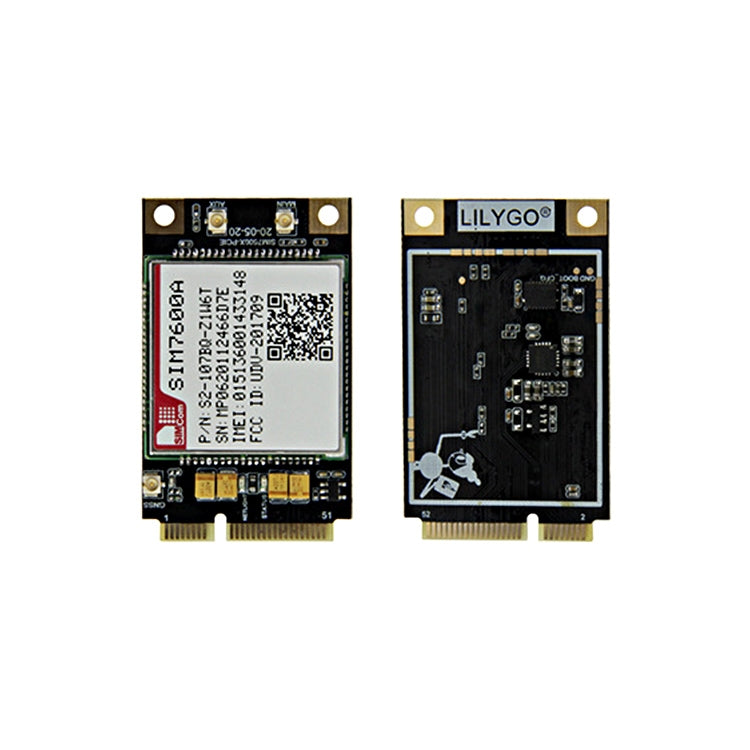 TTGO T-PCIE ESP32-WROVER-B AXP192 Chip WiFi Bluetooth Nano Tarjeta Serie SIM Módulo Hardware Placa de desarrollo componible, SIM7600A-PCIE, SIM7600A-PCIE