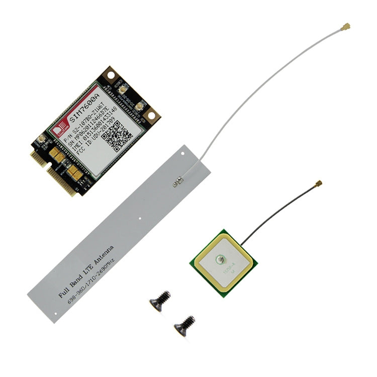 TTGO T-PCIE ESP32-WROVER-B AXP192 Chip WiFi Bluetooth Nano Tarjeta Serie SIM Módulo Hardware Placa de desarrollo componible, SIM7600A-PCIE, SIM7600A-PCIE