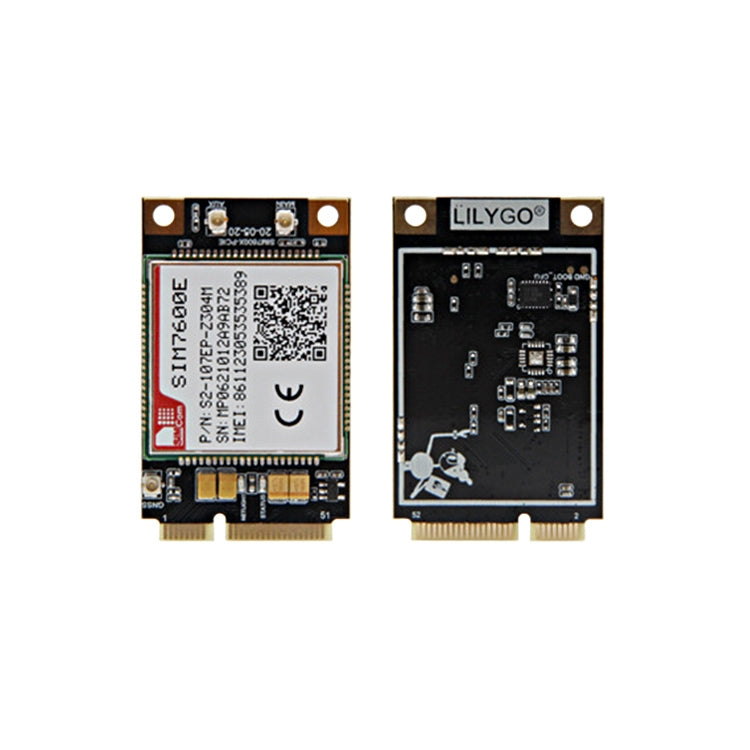 TTGO T-PCIE ESP32-WROVER-B AXP192 Chip WiFi Bluetooth Nano Tarjeta Serie SIM Módulo Hardware Placa de desarrollo componible, SIM7600E-PCIE, SIM7600E-PCIE