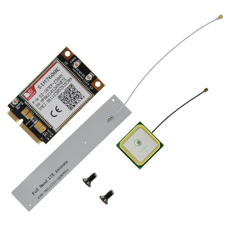 TTGO T-PCIE ESP32-WROVER-B AXP192 Chip WiFi Bluetooth Nano Tarjeta Serie SIM Módulo Hardware Placa de desarrollo componible, SIM7600E-PCIE, SIM7600E-PCIE