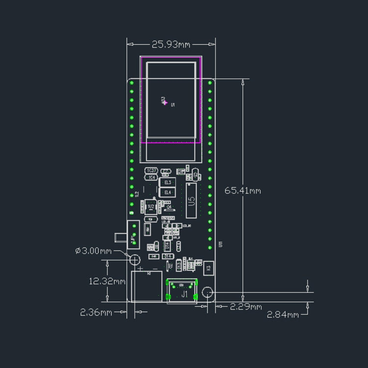 TTGO T-Koala ESP32 WiFi Bluetooth Módulo 4MB Placa de desarrollo basada ESP32-WROVER-B, ESP32-WROVER-B