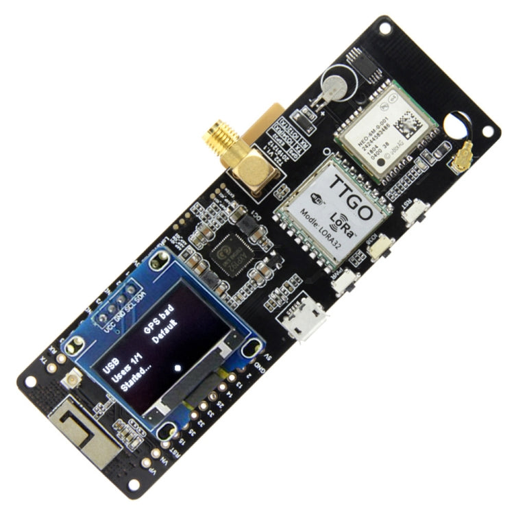 TTGO Meshtastic T-Beam V1.1 ESP32 923MHz OLED WiFi Bluetooth GPS NEO-6M SMA 18650 Soporte de batería, 923MHZ OLED