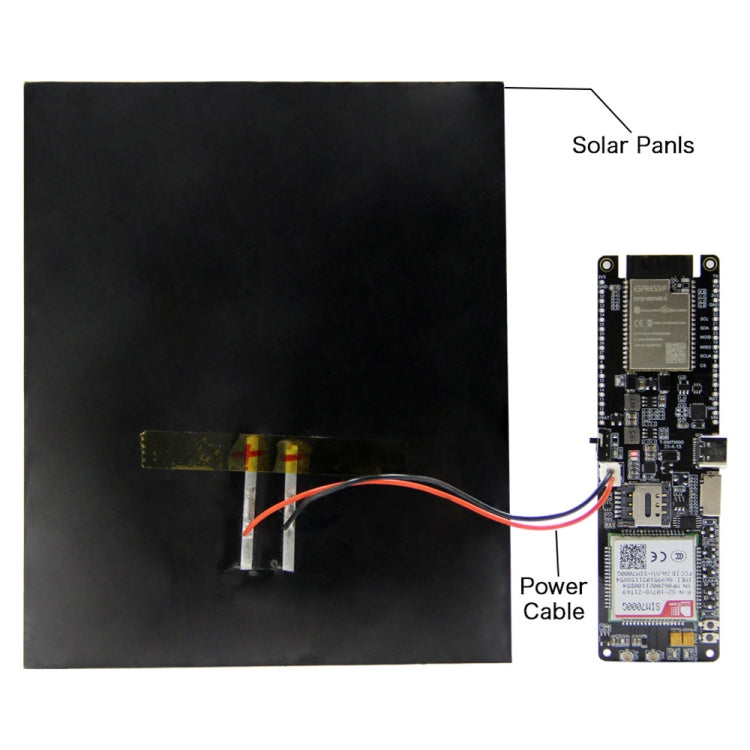 TTGO T-SIM7000G ESP32 WiFi Bluetooth 18560 Soporte de batería Placa de desarrollo de módulo de carga solar, T-SIM7000G
