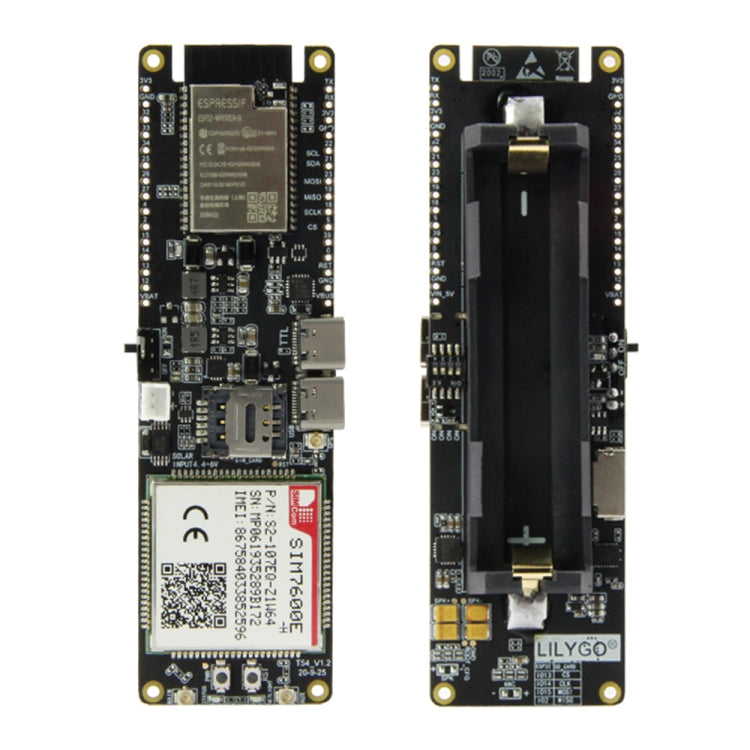 TTGO T-SIM7600E-H ESP32 WiFi Bluetooth 18560 Soporte de batería Placa de desarrollo de módulo de carga solar, T-SIM7600E-H