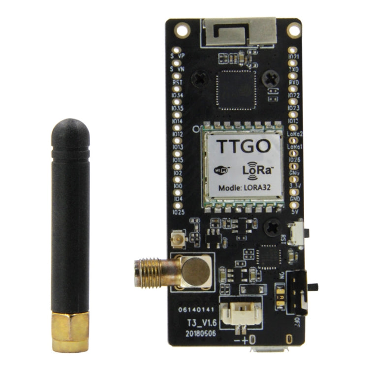 TTGO LORA32 V2.1 ESP32 0,96 pulgadas OLED Bluetooth WiFi módulo inalámbrico 433MHz SMA IP5306 módulo con antena, 433MHz