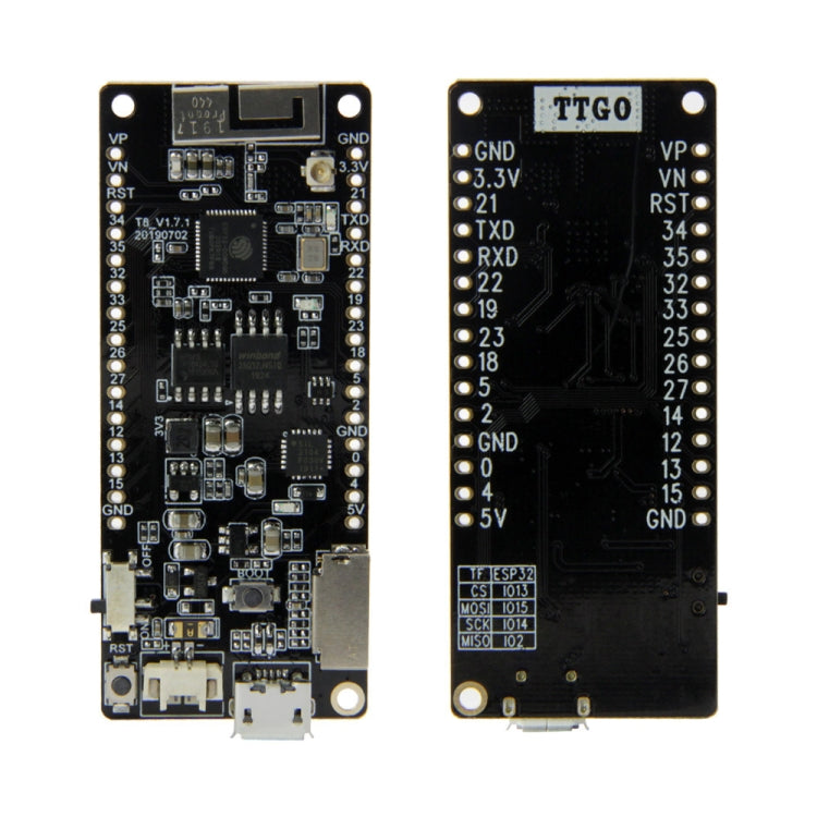 Módulo TTGO T8 V1.7 WiFi Bluetooth ESP32 WROVER 4MB FLASH 8MB PSRAM Módulo, 4MB FLASH