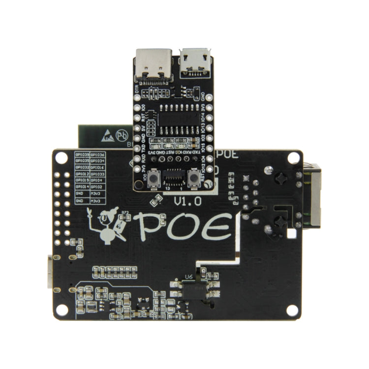 Placa de extensión del descargador del módulo TTGO T-Internet-POE ESP3, Downloader Board
