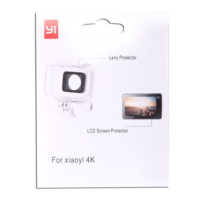 Protector de pantalla LCD ultra transparente + película protectora de lente de vidrio para cámara Xiaomi Xiaoyi II 4K