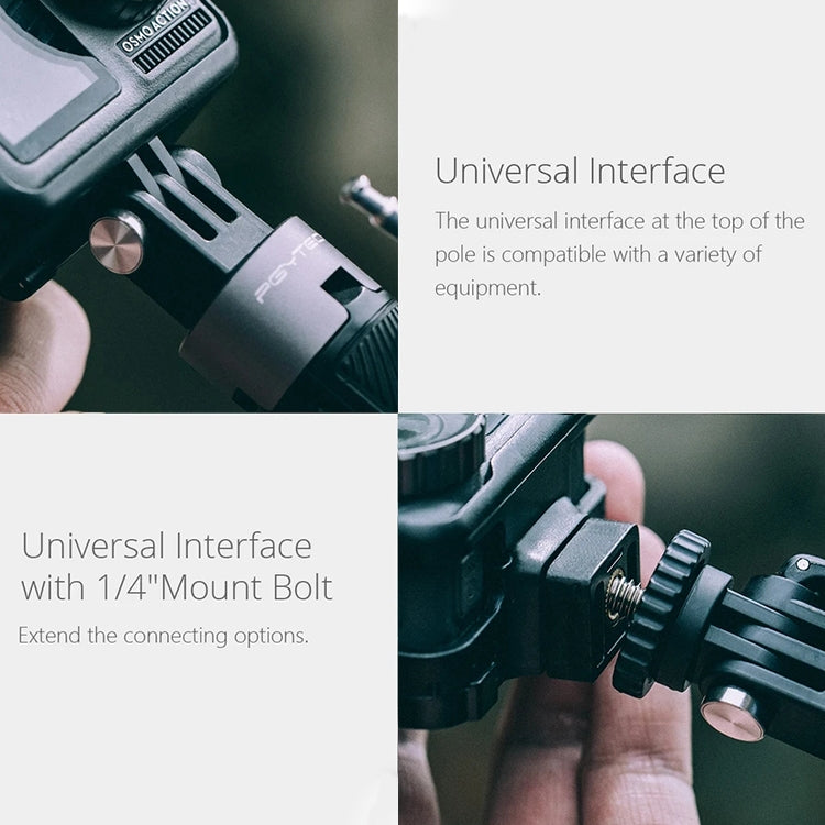 PGYTECH P-GM-117 Cámara de Acción Trípode Extensión Selfie Stick para DJI Osmo Action, P-GM-117