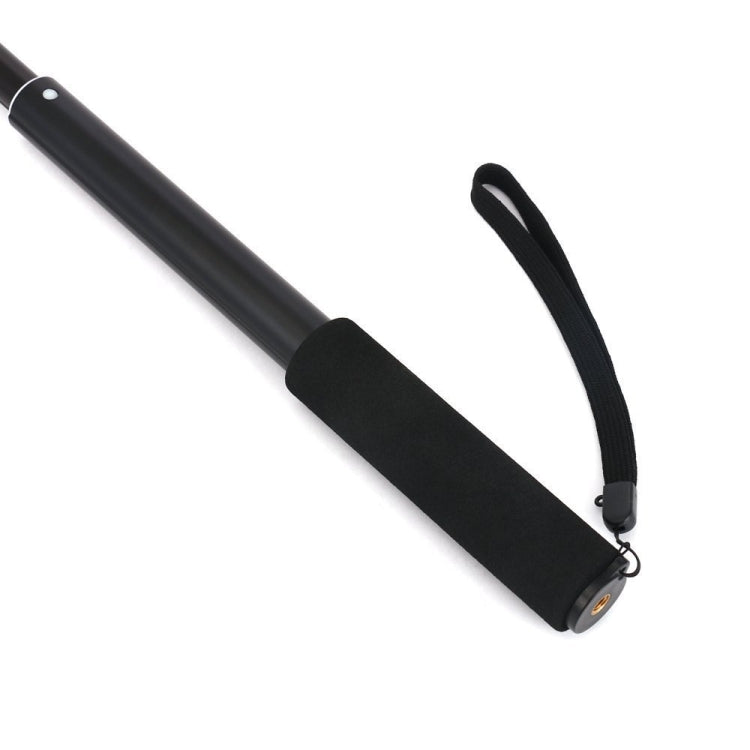 Palo selfie universal de aleación de aluminio con adaptador, longitud: 25-75 cm, Length: 25-75cm