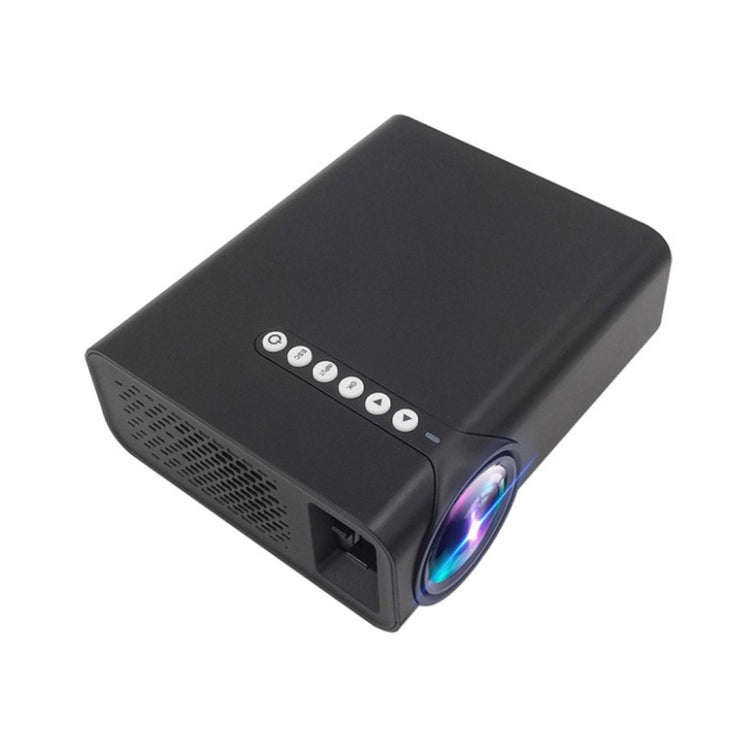 Proyector LCD HD YG520 de 1800 lúmenes, altavoz incorporado, puede leer disco U, disco duro móvil, tarjeta SD, DVD con conexión AV y decodificador., Standard Version
