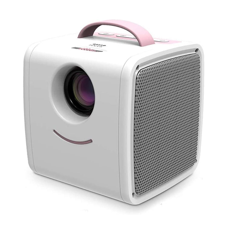 W-S1 Proyector de Video para Niños de 10W 30 Lúmenes Tecnología LCD HD 1080P, Soporte AV/USB/Tarjeta Mini SD/HDMI/Audio