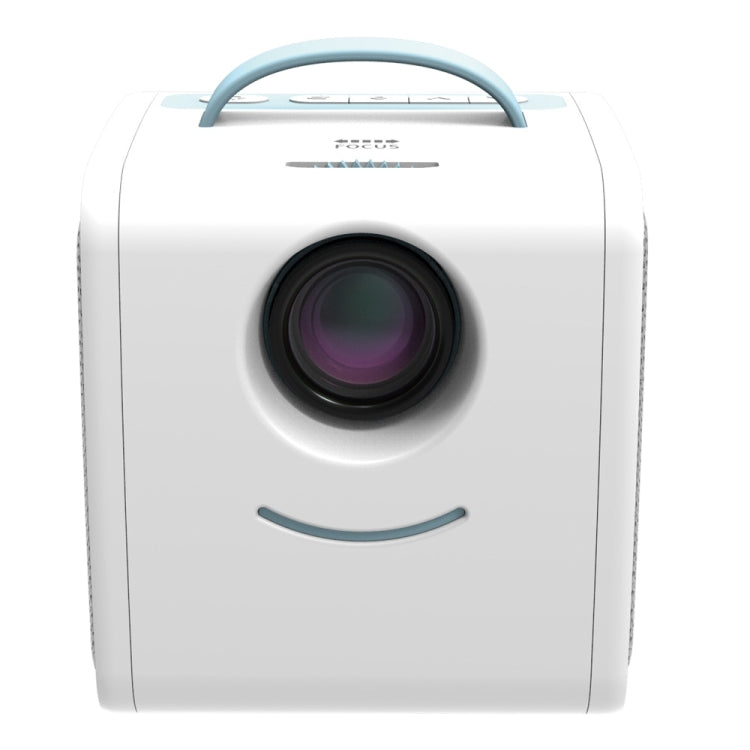 W-S1 Proyector de Video para Niños de 10W 30 Lúmenes Tecnología LCD HD 1080P, Soporte AV/USB/Tarjeta Mini SD/HDMI/Audio