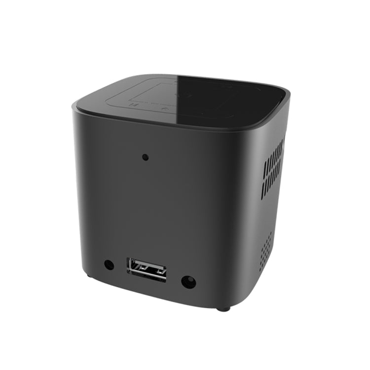WEJOY DL-S12 Mini Proyector Inteligente DLP Portátil de 50 Lúmenes ANSI con Control Remoto y Soporte, Android 7.1.2, 2GB DDR3+16GB, RK3128 Quad Core ARM Cortex-A7 hasta 1.2GHz, Soporte WiFi / USB / Salida de Audio / Entrada DC