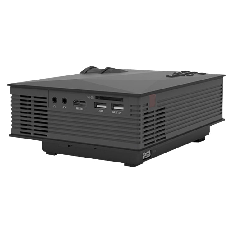 Proyector LED de las multimedias HD 1080P del cine en casa de UC68 80ANSI 800x400, ayuda USB/SD/HDMI/VGA/IR, UC68 800x400