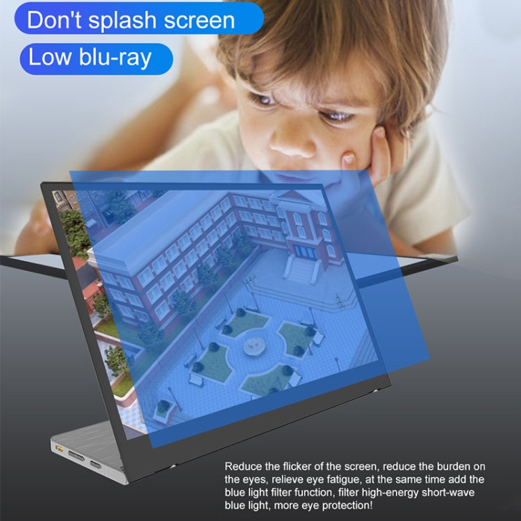 Pantalla de borde estrecho portátil HD ultrafina M8 de 14 pulgadas 1080P