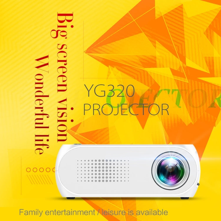 Mini cine en casa del proyector LED de YG320 320*240, ayuda HDMI y sistema de pesos americano y SD y USB