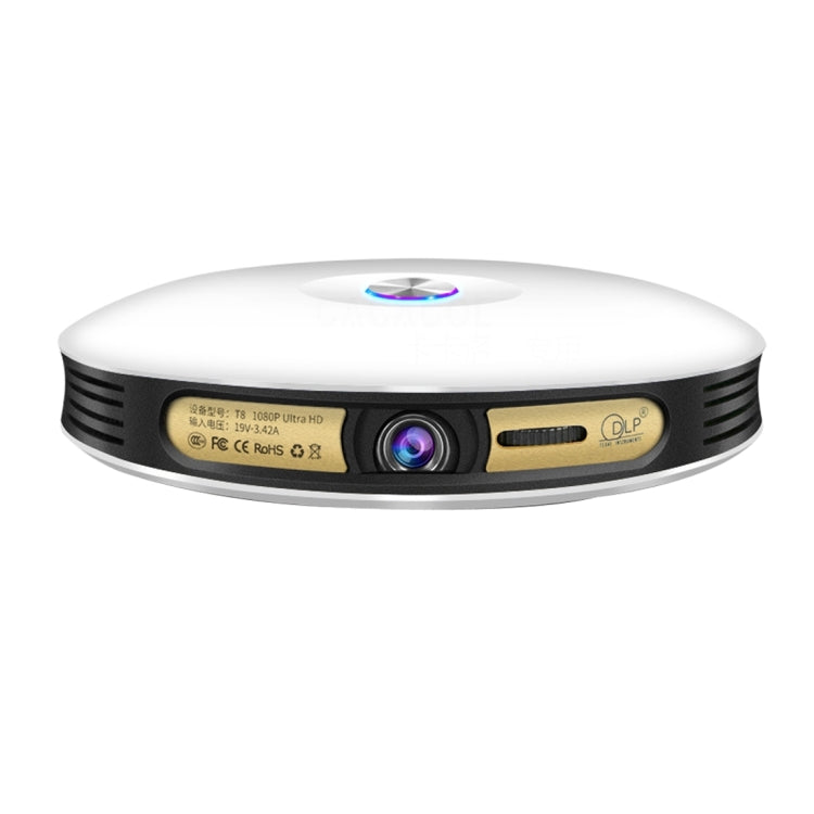 CACACOL ITC-DO8 220LM WiFi Smart 1280*800 DLP DMD LED Proyector Portátil con Control Remoto, Android 6.1 , MSD6A628 Quad Core, 2GB RAM, 16GB ROM, WiFi, BT, HDMI, sin Soporte para Trípode, ITC-DO8