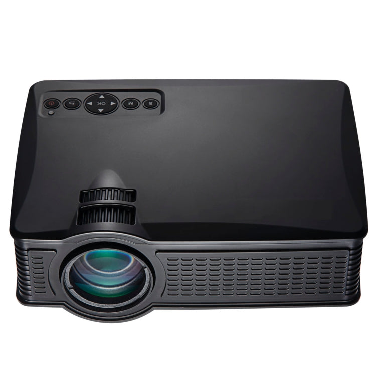 LY-50 Proyector LED de cine en casa de 1800 lúmenes 1280x800 con control remoto, compatible con AV, USB, VGA y HDMI, LY-50