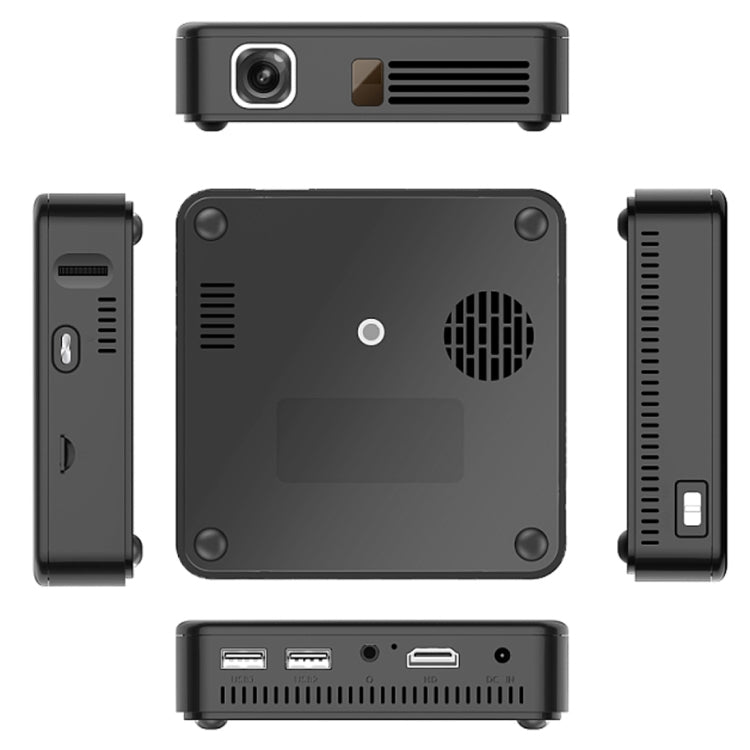 Wejoy DL-S10 120ANSI Lúmenes 854x480 Mini Proyector Inteligente, RK3328 ARM Cortex-A53 CPU Quad Core 1.5GHz, 2GB+16GB, Android 7.1.2, Bluetooth, WiFi, HDMI, DL-S10