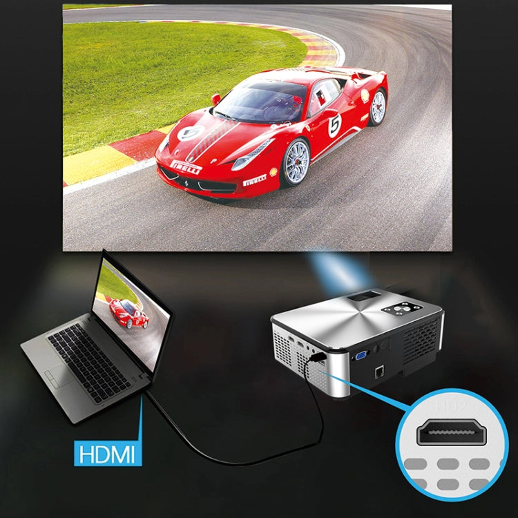 Proyector inteligente Cheerlux C9 1920x1080P HD Android, compatible con HDMI x 2 / USB x 2 / VGA / AV, C9 (Android)