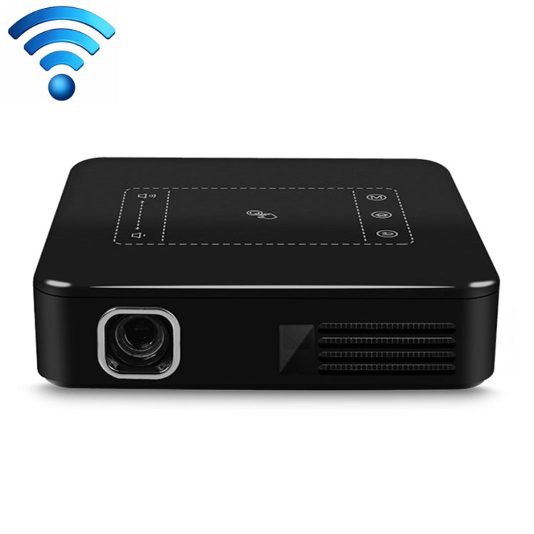 D13 2+16G 854 x 480 Android 7.1.2 Mini proyector de bolsillo 4K DLP Proyector de cine en casa LED inteligente de mano WIFI, compatible con USB / TF / HDMI