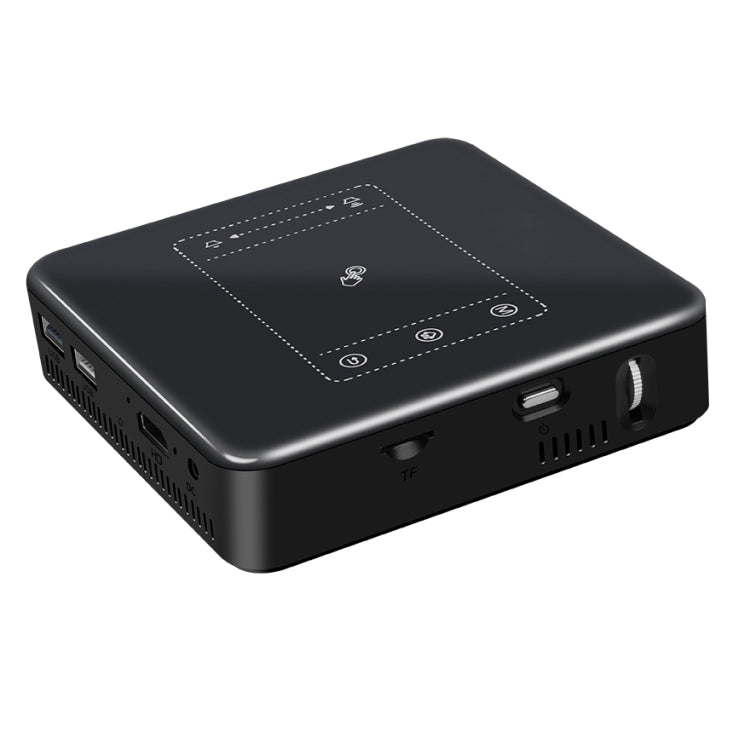 D13 2+16G 854 x 480 Android 7.1.2 Mini proyector de bolsillo 4K DLP Proyector de cine en casa LED inteligente de mano WIFI, compatible con USB / TF / HDMI