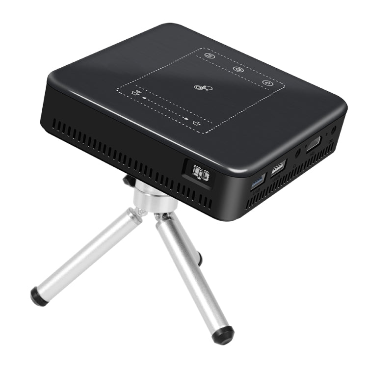 D13 2+16G 854 x 480 Android 7.1.2 Mini proyector de bolsillo 4K DLP Proyector de cine en casa LED inteligente de mano WIFI, compatible con USB / TF / HDMI