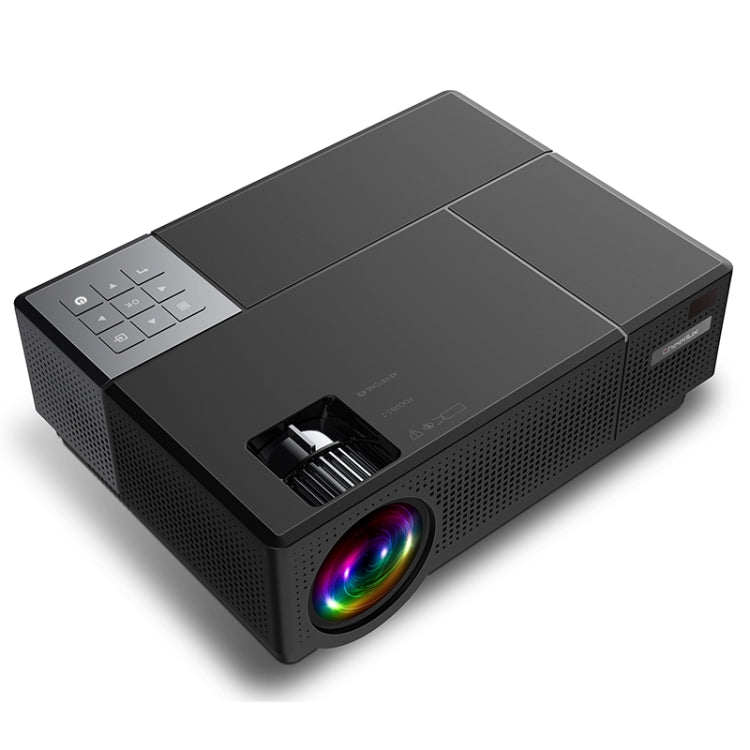 Proyector inteligente Cheerlux CL770 de 4000 lúmenes, 1920 x 1080P, Full HD, compatible con HDMI x 2 / USB x 2 / VGA / AV, CL770 (Black), CL770 (White)