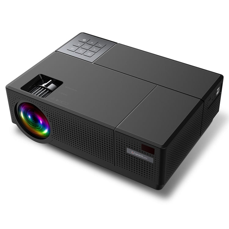Proyector inteligente Cheerlux CL770 de 4000 lúmenes, 1920 x 1080P, Full HD, compatible con HDMI x 2 / USB x 2 / VGA / AV, CL770 (Black), CL770 (White)