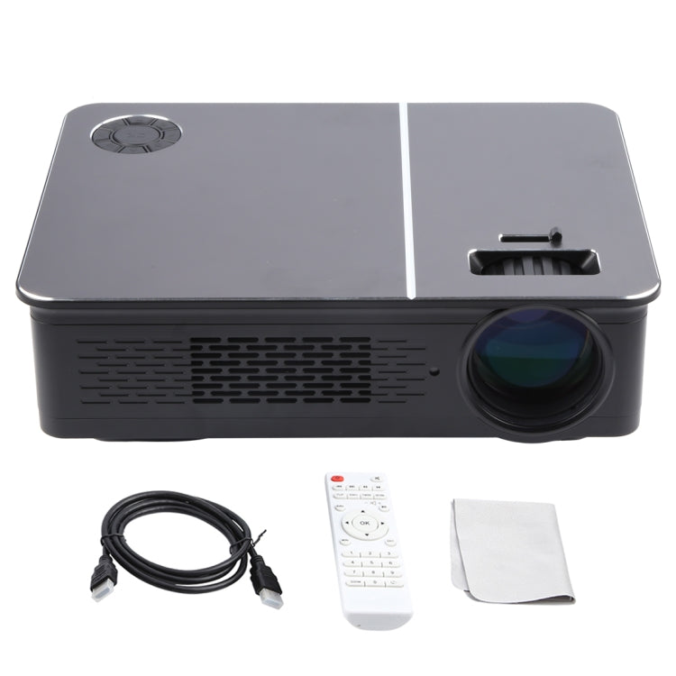 Wejoy L5 Home Theatre Proyector de vídeo LCD LED Keystone óptico ajustable Full HD 1080P con control remoto