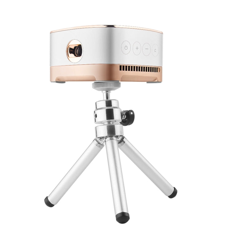 P07-D Mini Proyector LED Bluetooth de cine en casa Android de 50 lúmenes con control remoto, compatible con Micro SD, Micro USB, WiFi y salida de audio
