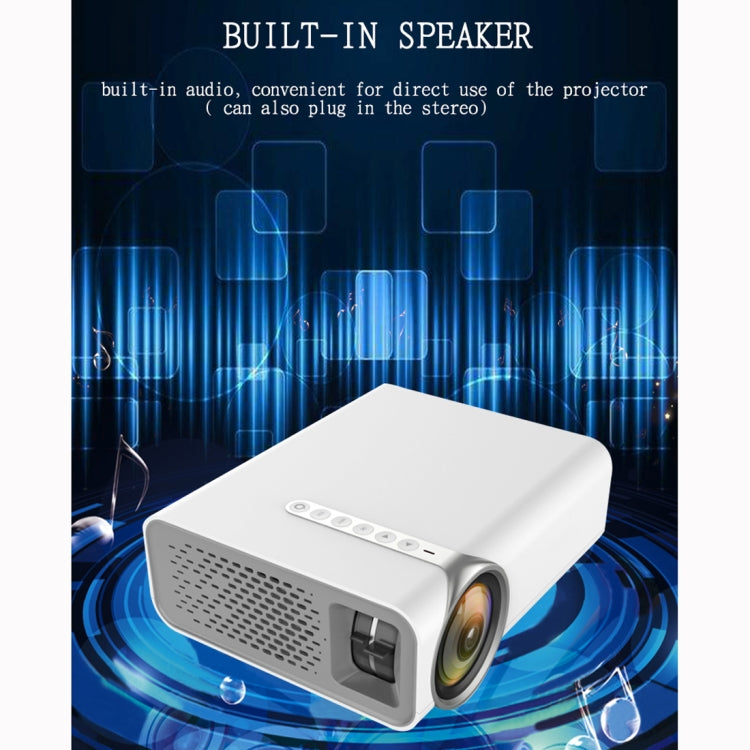 YG520 800x480 1800LM Mini proyector LED de cine en casa, compatible con HDMI, AV, SD, USB y VGA, versión para teléfono móvil, Mobile Phone Version