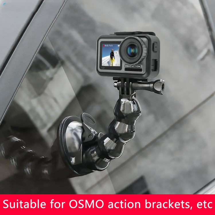 Soporte de abrazadera flexible con mandíbulas de ventosa para GoPro Hero11 Black / HERO10 Black /9 Black / HERO8 Black /7/6/5/5 Session /4 Session /4/3+ /3/2/1, DJI Osmo Action, Xiaoyi y otrosCámaras de acción, Jaws Flex Clamp