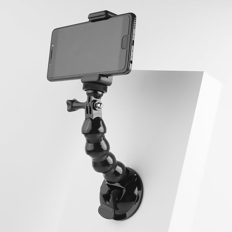 Soporte de abrazadera flexible con mandíbulas de ventosa para GoPro Hero11 Black / HERO10 Black /9 Black / HERO8 Black /7/6/5/5 Session /4 Session /4/3+ /3/2/1, DJI Osmo Action, Xiaoyi y otrosCámaras de acción, Jaws Flex Clamp