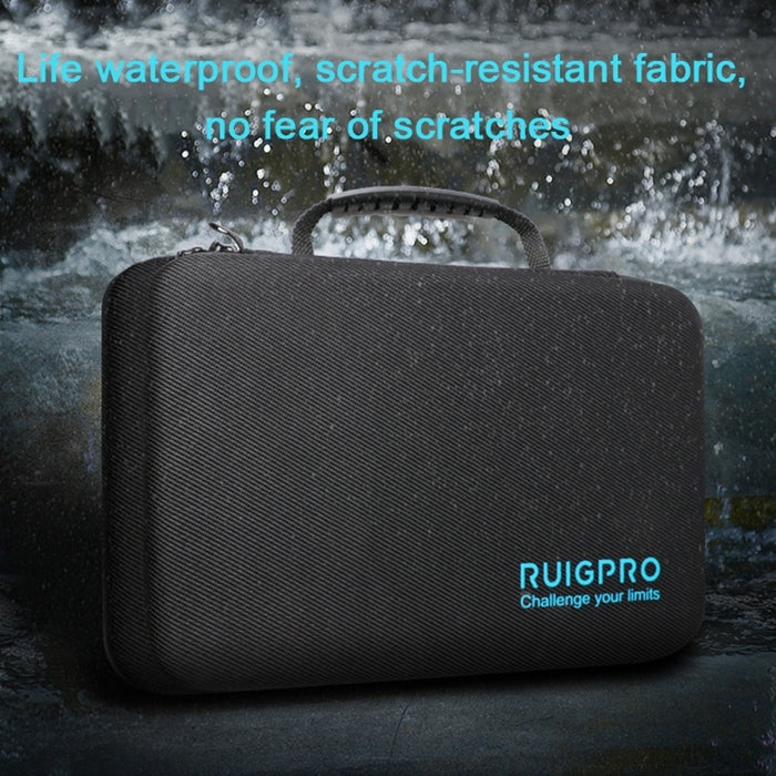 RUIGPRO Caja portátil impermeable a prueba de golpes para DJI Osmo Action, tamaño: 28 cm x 19,7 cm x 6,8 cm, Medium