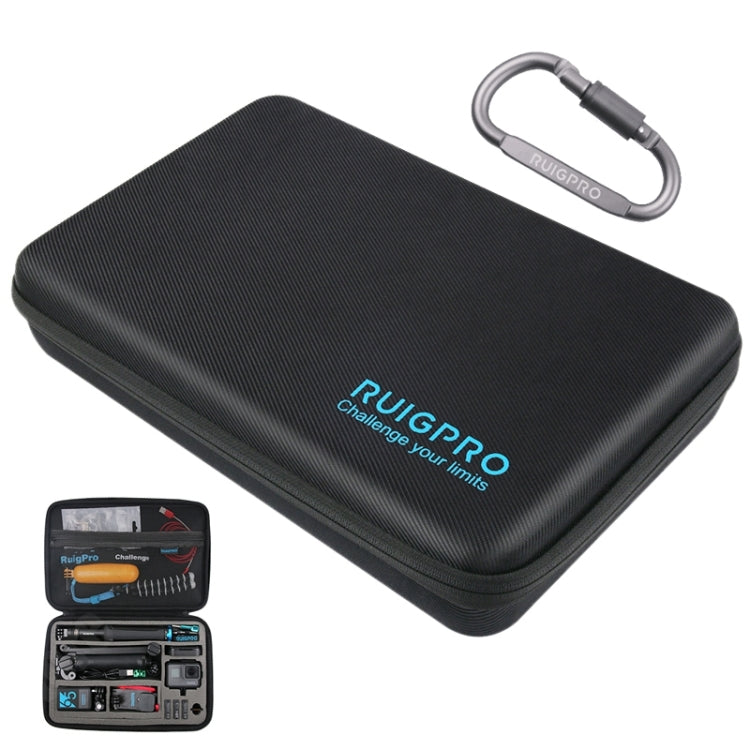 RUIGPRO Caja portátil impermeable a prueba de golpes para DJI Osmo Action, tamaño: 33,5 cm x 22,7 cm x 6,3 cm, Large